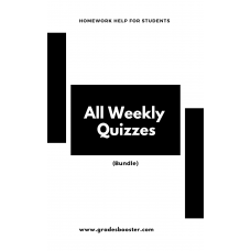NR 351 Quiz Assignments Week 2, 4, and 6
